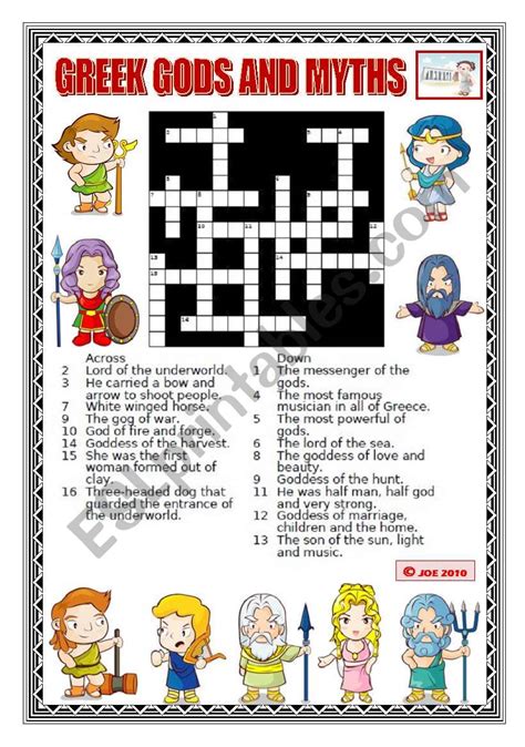 greek god crossword|15 GREEK WORDS FOR GOD .